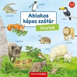 Ablakos képes szótár - Állatok Akciós ár