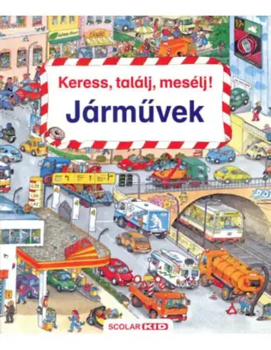 Keress, találj, mesélj! - Járművek Akciós ár