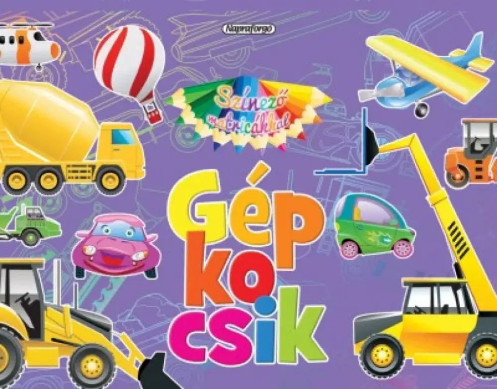 Színező matricákkal - Gépkocsik Különleges ajánlat