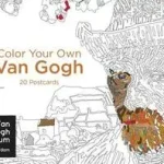 Color Your Own Van Gogh 20 Postcards byVan Gogh Museum Amsterdam; Alacsony ár