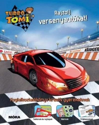 Turbó Tomi – Rajzolj versenyautókat! Exkluzív ajánlat