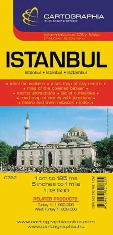 Expressz kézbesítés Istanbul City Map 1:12 500