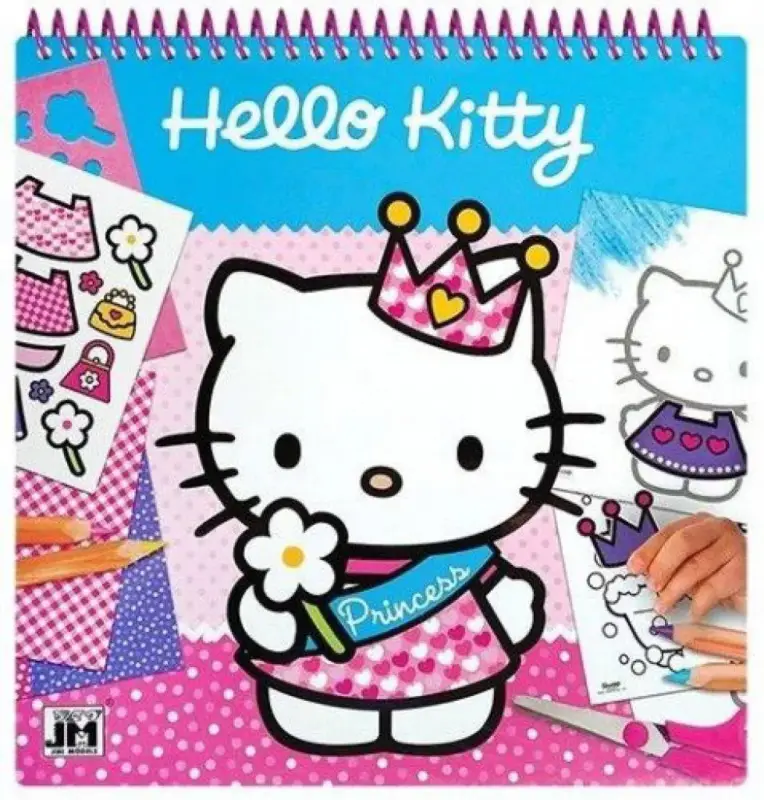 Akciós ár Hello Kitty - 25x25 kreatív matricás színező