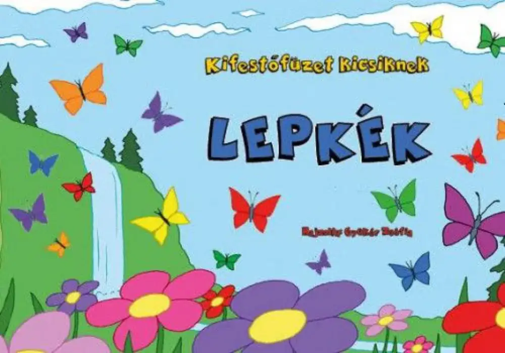 Kiárusítás Kifestőfüzet kicsiknek - Lepkék