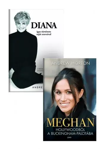 Azonnali szállítás Andrew Morton: Diana igaz története + Meghan - könyvcsomag